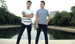 The Men tạo dáng bảnh bao trong công viên ở Mỹ